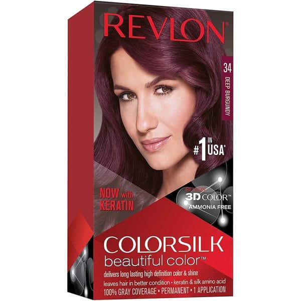Revlon ColorSilk Hair Color Deep Burgundy - 34