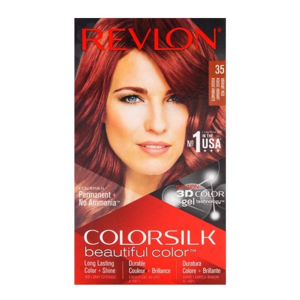 Revlon ColorSilk Hair Color Vibrant Red - 35