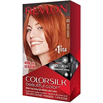 Revlon ColorSilk Hair Color Bright Auburn - 45