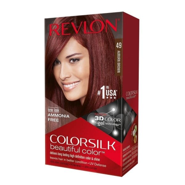 Revlon ColorSilk Hair Color Auburn Brown - 49