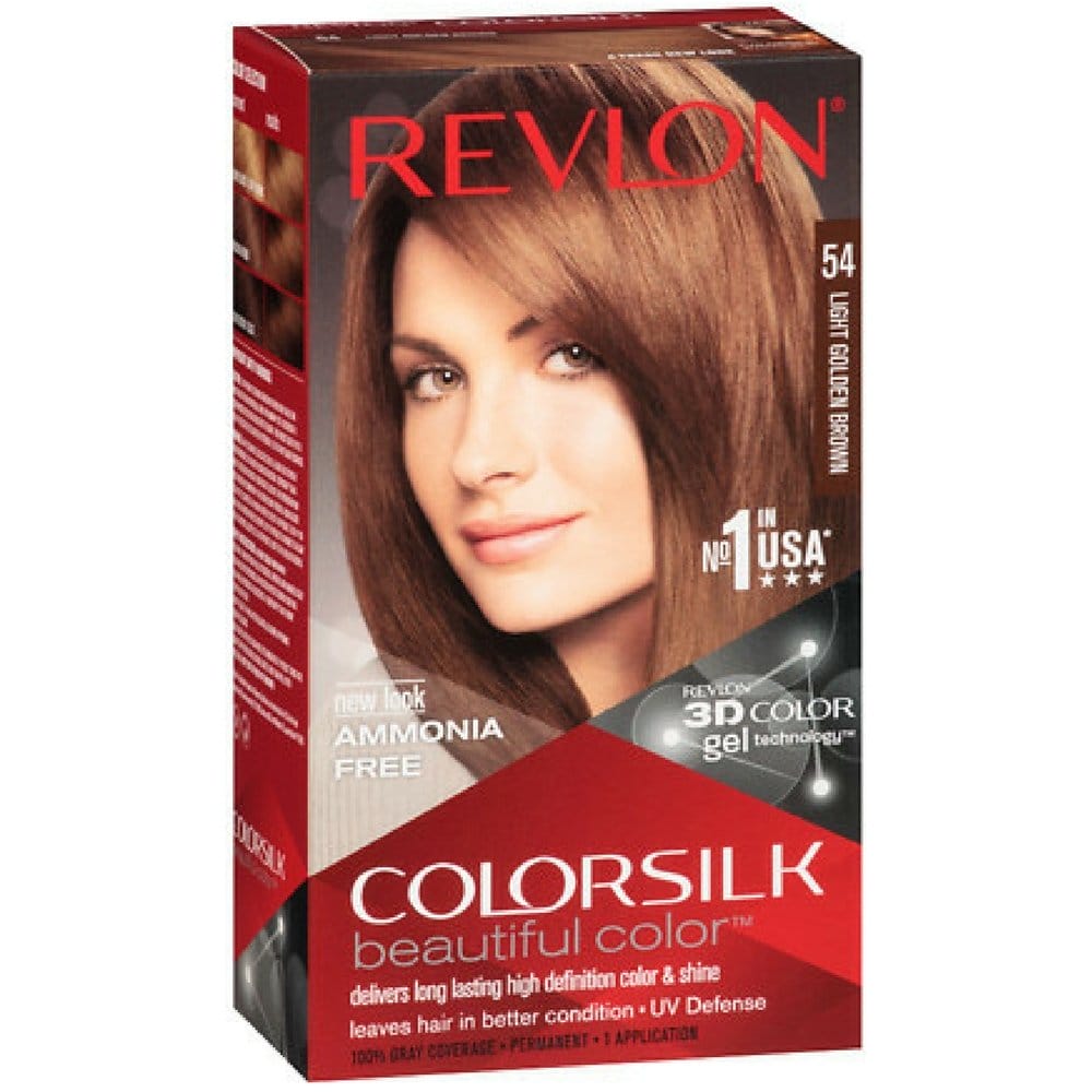 Buy Revlon Color CreamSilk Hair Color Cream 54 Light Golden Brown In Pak
