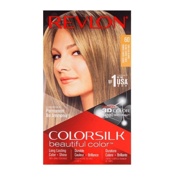 Revlon ColorSilk Hair Color Dark Ash Blonde - 60