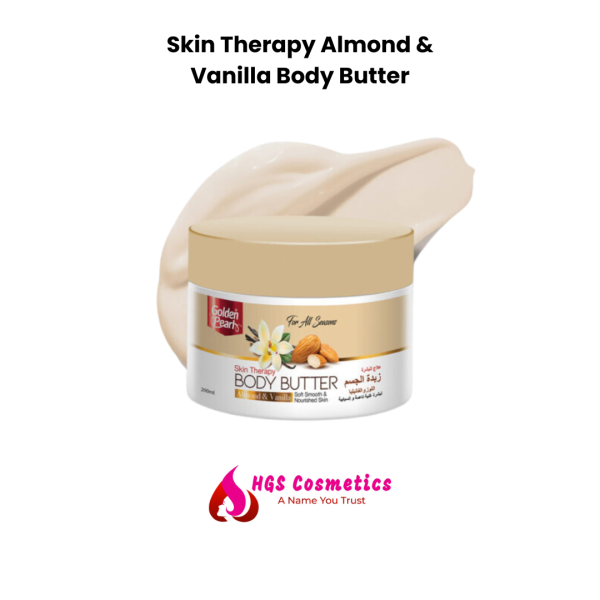 Golden Pearl Skin Therapy Almond & Vanilla Body Butter
