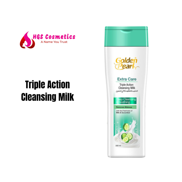 Golden Pearl Triple Action Cleansing Milk