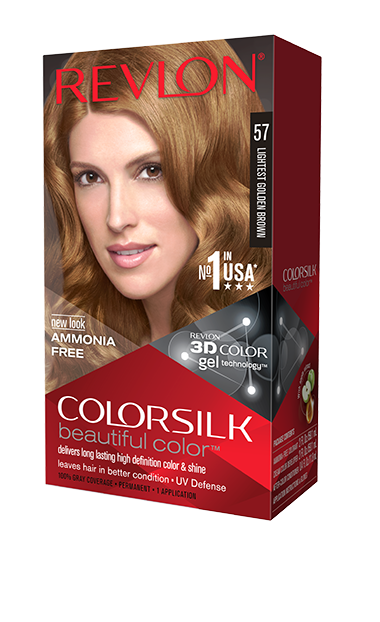 Revlon ColorSilk Hair Color Lightest Golden Brown - 57