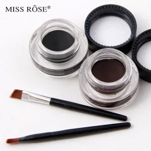 Miss Rose Gel Eyeliner - 2 color set Black and Brown