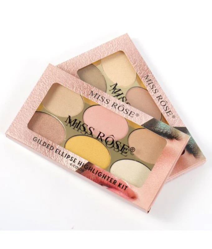Miss Rose Glided Ellipse Highlighters kit