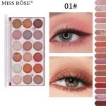 Miss Rose 3 in 1 , 18 color Eyeshadow palette