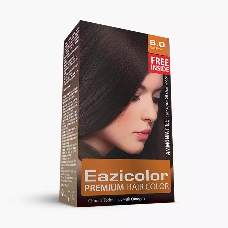 Eazicolor Women Kit Light Brown 60Ml EaziColor Women Kit Light Brown 60ml